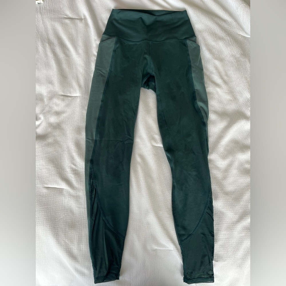 Senita Barre Mesh Leggings in Ponderosa